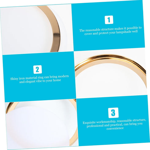 DOITOOL Elegant Chandelier Lampshade Cover Replacement - Easy to Install
