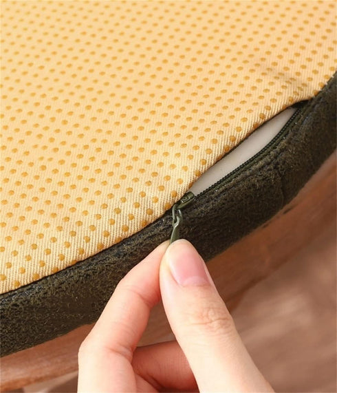HCZKIUJ 40 40CM) Detachable Seat Cushion, Indoor/Outdoor Round Chair Cushion/Memory Foam Soft Chair Pads with PU