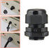 ZKSM (10Pcs), M20 1.5 6-12 Cable Glands Nylon Cable Glands Waterproof x Glands Range Black Cable Connector