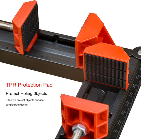Adjustable Corner Clamp for Woodworking, Multi Angle Right Angle Clamps Set for Cabinets, Framing, and Bookshelves