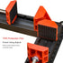 Adjustable Corner Clamp for Woodworking, Multi Angle Right Angle Clamps Set for Cabinets, Framing, and Bookshelves