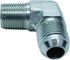 1 Piece 5/8" Male JIC x 1/2" Male NPT Hydraulic Fitting 37° Flare to 90° Elbow Adapter