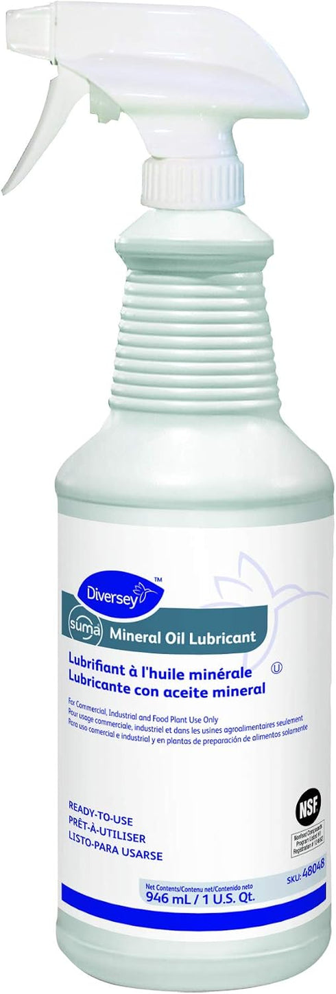 Diversey 48048 SUMA Mineral Oil Lubricant, Commercial Food Grade Spray for Kitchen