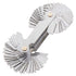 Metric & Imperial Screw Gauge - SAE Whitworth 55 Degree & Metric 60 Degree Thread Pitch Gauge for Industrial Measurement