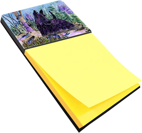 Carolines Treasures Large Multicolor Scottish Terrier Sticky Note Holder