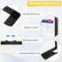 Double-Sided Magnetic Whiteboard, 24" x 18" Dry Erase Board, Black Aluminum Frame for Wall, Kitchen, Memo, School,