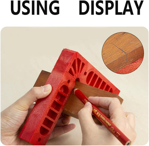 Chiloskit 2Pcs 90 Degree Woodworking Corner Clamp Tool, Clamping Angle Clamps for Picture Frames, Boxes, Cabinets
