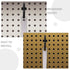 80pcs J-Shaped Pegboard Hooks for Garage Tool Storage Heavy Duty Black Plastic Peg Hooks for Peg Board Wall Hanging