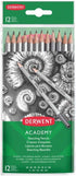 Derwent Academy Graphite Sketching Pencils, 12 Count Wallet (2300412)