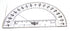 hand2mind Clear Plastic Student Math Protractor Set, Pack of 100 for Classroom