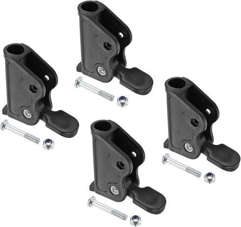 PATIKIL Lounge Chair Seat Latch Hinge, 2 Set Thickened Fixed Catch Lock