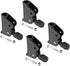 PATIKIL Lounge Chair Seat Latch Hinge, 2 Set Thickened Fixed Catch Lock
