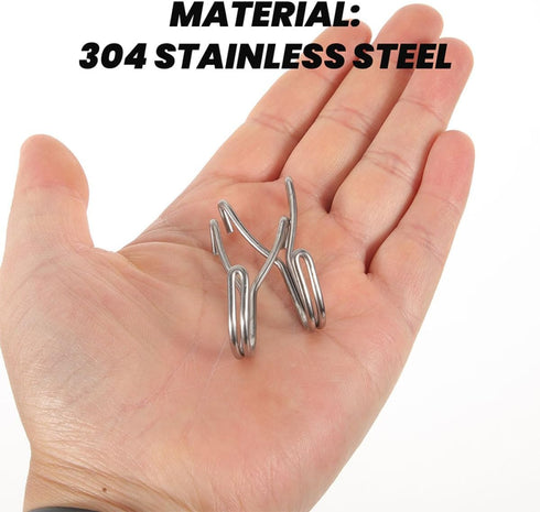 50pcs 2.5-inch Homoyoyo Small Metal Pegboard Hooks J Shaped Utility Hooks for Kitchen Utensils Tool Bench Display