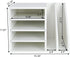 PAG Wood Desktop File Holder Organizer, Mail Sorter for File Folders, Mails, Envelopes, White