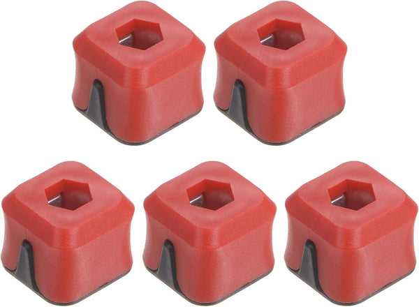 5pcs Bit Magnetizer Ring, 1/4" Hex Hole Removable Magnetic Screw Holder for Power Screwdriver Bits and Hand Tools
