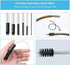 Bettomshin 5Pcs Steel Wire Cleaning Brush, 1.0-inch Diameter, 12-inch Length Tube Cleaning Tool