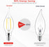 Sengled Bulbs E12 Dimmable, 40W CA10 Bulbs 5000K Bulbs 12 Pack Candelabra Light LED Equivalent Candle Daylight White