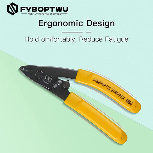 1 pc CFS-3 Fiber Optic Stripper, 3 Port Hole Stripping Tool with 6" Handle