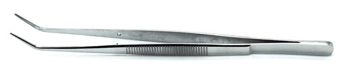 Premium Instruments 16cm College Cotton Dental Tweezers Plier Surgical Forcep Diagnostic Serrated Tip Instruments