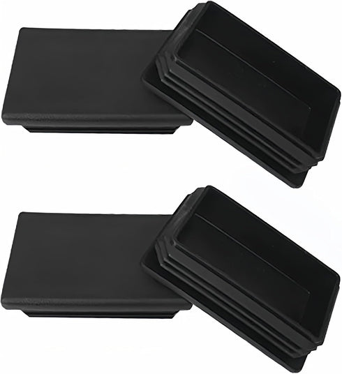 HNDONGCC Rectangle Tubing Plugs, Plastic Tubing End Pads Durable Chair Glide for Chair