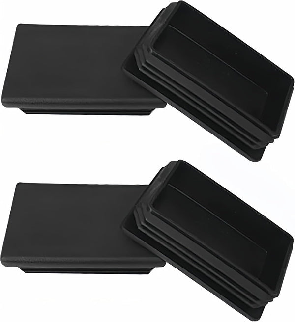 HNDONGCC Rectangle Tubing Plugs, Plastic Tubing End Pads Durable Chair Glide for Chair