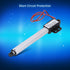 Linear Actuator, Electric Micro 12V DC Linear Actuator, 4" Stroke, Built-in Limit Switch, Low Noise for Home Automation