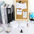 White Non-Sticky Notes 3 x 3 Inch Memo Pads, Blank Loose Paper with Acrylic Holder for Office, Home, School (500 Sheets)