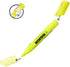 Kores Fluorescent Highlighter Pen, High Liner Plus, Water-Based Ink, Pack of 4 in Assorted Colours, Office Supplies