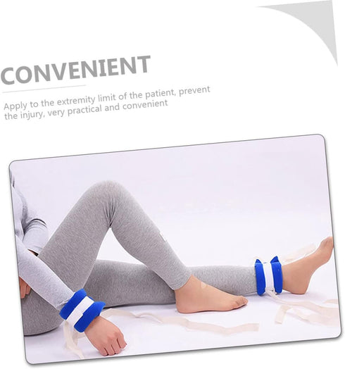 8pcs Gatuida Adjustable Patient Wrist and Ankle Straps for -Release Fix Bands for Elderly and Disabled for Hospital
