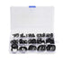 uxcell Nitrile Rubber O-Ring Assortment Kit, 200 Pieces, 15 Sizes Metric Sealing Gasket Set for Plumbing
