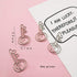 Rurili 20 Pieces Metal Key Shaped Wire Paper Clips for Home, School, Office Use (Silver)