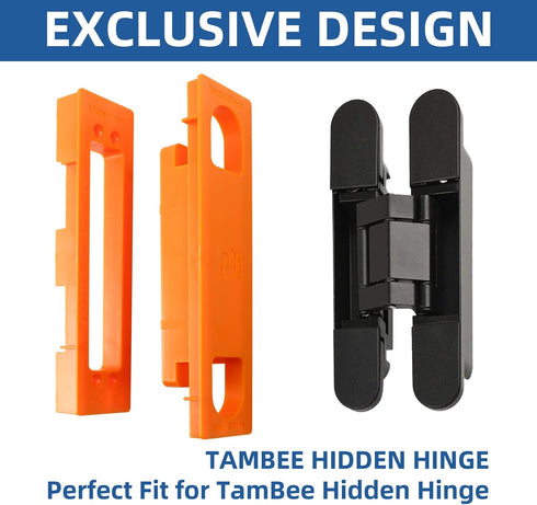 Design6 inch TamBee Hidden Hinge Mortiser Template Invisible Hinge Router Guide Template for TamBee Hidden Door Hinges
