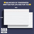 5x8 Inch 120 Count, 5x8 5 8 5 8 Index Cards - Ruled Index Flash Cards for Studying, White Lined Index Note Cards