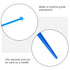 Biologix 100Pcs 1ul Disposable Inoculating Loop, Gamma Sterile Plastic Sampling Rod for Cell Biology Lab Supplies