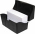 Innovative Storage Designs Plastic Card File - 4" x 6", 300-Card Capacity, Black
