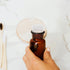 100pcs 16mm jojofuny Reusable Plastic Bottle Caps with No-hole Dust-proof Inner Plugs, Screw-on Seal Lids for Milk