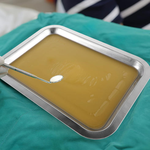 6 Set 10.2" 7.5" iplusmile Dissection Pan with Wax, x Reusable Thicken Stainless Steels Dissection Kit for Laboratory