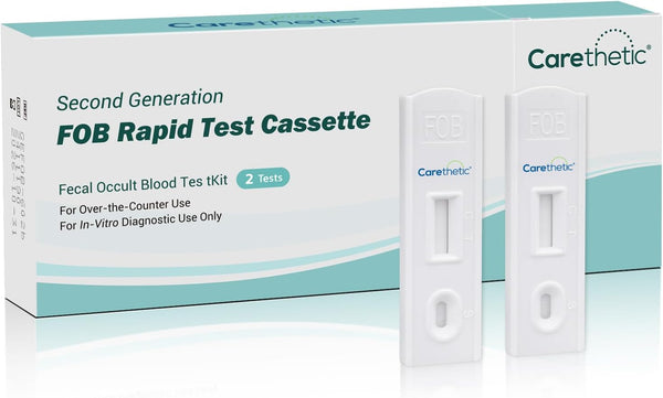 Carethetic Immunochemical Fecal Occult Blood (iFOB) Screening Kit - Easy-to-Use at Home