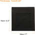 PATIKIL Full Face Window Envelopes 10 Pack 7'' Clear Single Sided for Mailing Statement Photos Catalogs, Black by PATIKIL