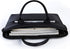 Waterproof Oxford Document Bag, Briefcase for Men, File Tote Bag for Carrying Paper Files, Black