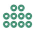 uxcell Fluorine Rubber O-Rings - 10mm OD 3mm ID 3.5mm Width FKM Seal Gasket for Machinery Plumbing, Pack of 10