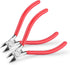 HAUTMEC 5" Precise Small Flush Cutting Wire Cutter Plier 2PCS with Location Pin for Fine Shearing