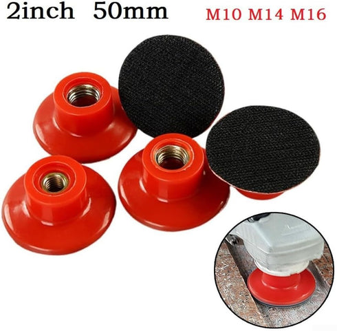 Cryspearl 2 Inch 50mm M10 M14 Sanding Disc Backing Pad with Thread for Rotary Polisher for Car Buffing and Grinding
