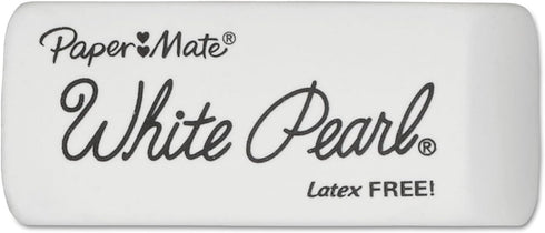 Paper Mate White Pearl Eraser - 3/Pack