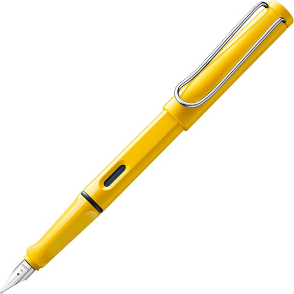 Lamy Safari Fountain Pen, Yellow, Fine Nib (L18F)