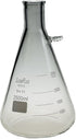 2500ML 1/2GAL Filtering Flasks - Borosilicate Glass Conical Erlenmeyer Flask, Pack of 1