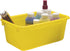 Storex Small Cubby Bins, Pack of 5, 12.2 x 7.8 x 5.1 Inches, Yellow