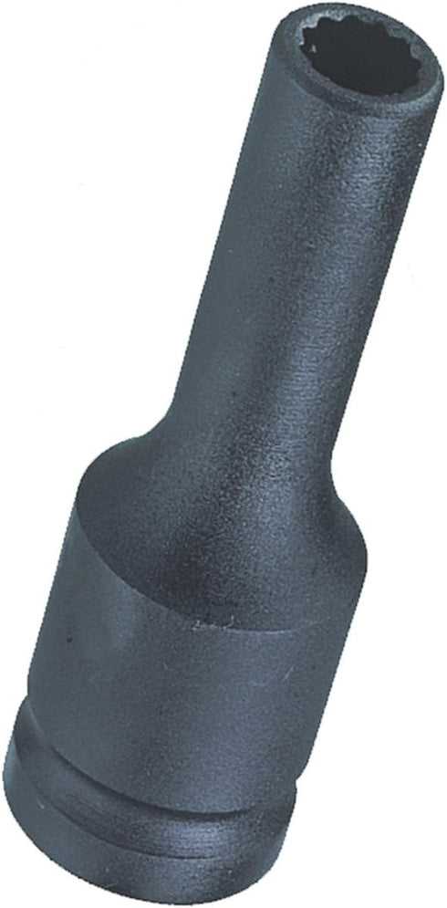 Genius Tools 1/2" Dr. 26mm Deep Thin Wall Impact Socket (12-Point) (CR-Mo) - 448526 by GENIUS TOOLS