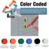 BankSupplies Keyhole Signals, Green Special Uses Signal, Box of 25, Non-Chip, Reusable & Long-Lasting Color Coded Plugs