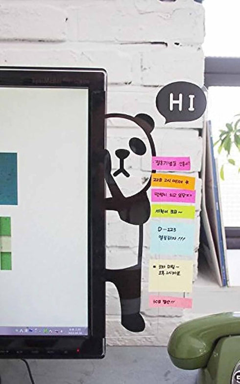 Psivika 2 PCS Monitor Reminder Memo Board - Monitor Message Panel, Sticky Note Message Boards, Memo Pads for Right